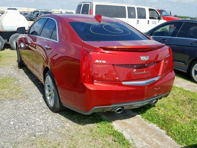 1G6AA5RX6H0216948 - 2017 CADILLAC ATS RED photo 3