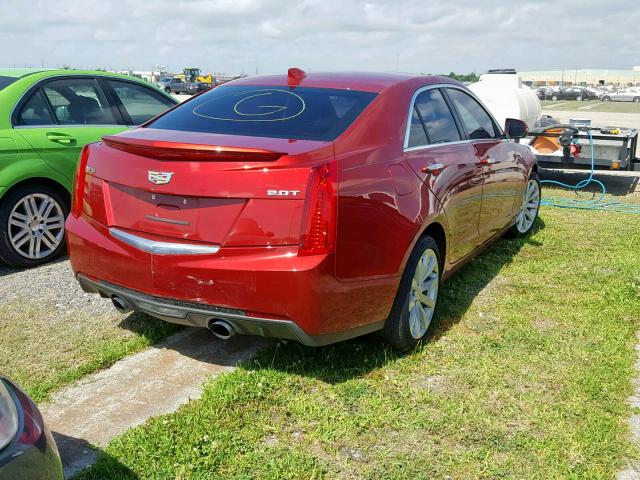 1G6AA5RX6H0216948 - 2017 CADILLAC ATS RED photo 4