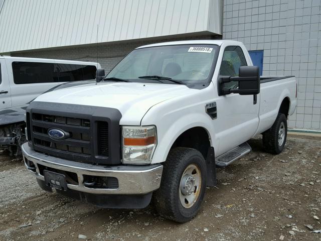 1FTWF31Y48EE23354 - 2008 FORD F350 SRW S WHITE photo 2