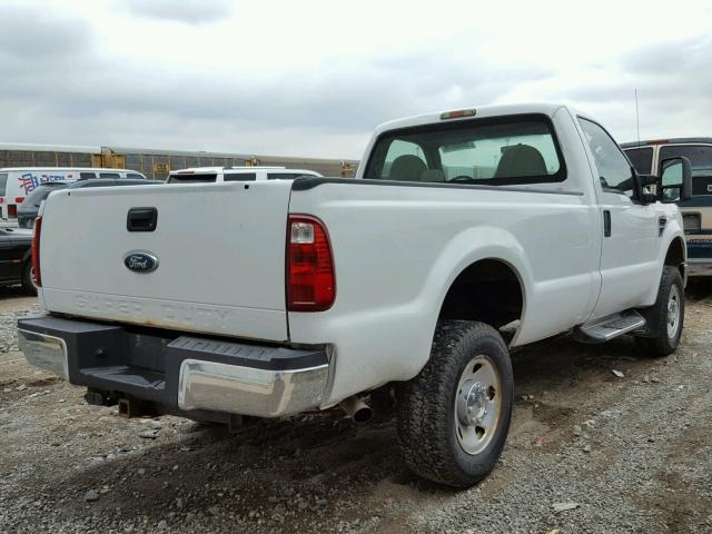1FTWF31Y48EE23354 - 2008 FORD F350 SRW S WHITE photo 4