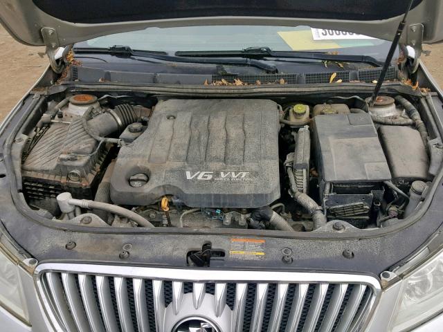 1G4GC5EG2AF190774 - 2010 BUICK LACROSSE C SILVER photo 7