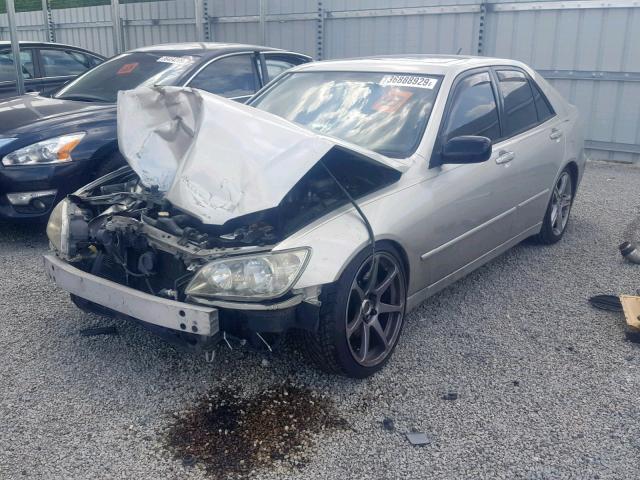 JTHBD192930065438 - 2003 LEXUS IS 300 SILVER photo 2