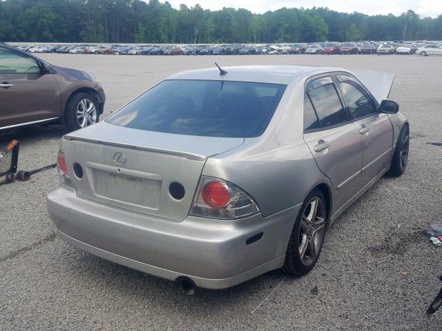 JTHBD192930065438 - 2003 LEXUS IS 300 SILVER photo 4