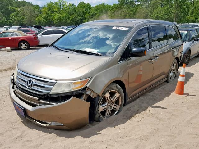 5FNRL5H96BB077412 - 2011 HONDA ODYSSEY TO TAN photo 2