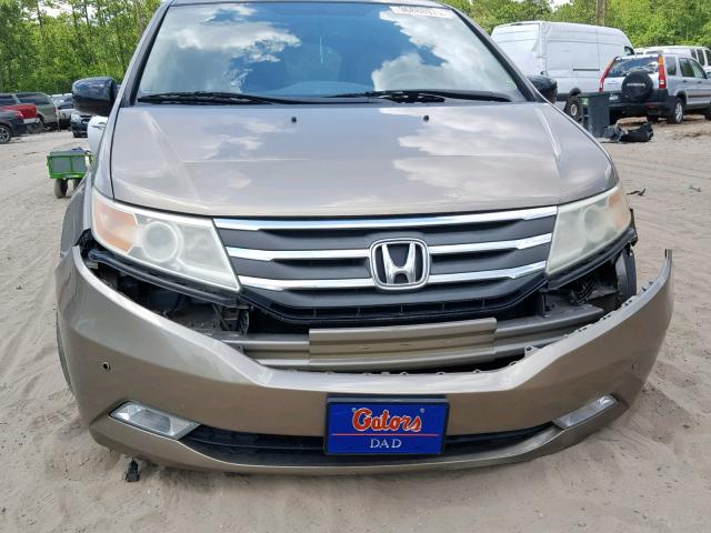 5FNRL5H96BB077412 - 2011 HONDA ODYSSEY TO TAN photo 9