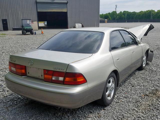 JT8BF28G1X5060160 - 1999 LEXUS ES 300 BEIGE photo 4