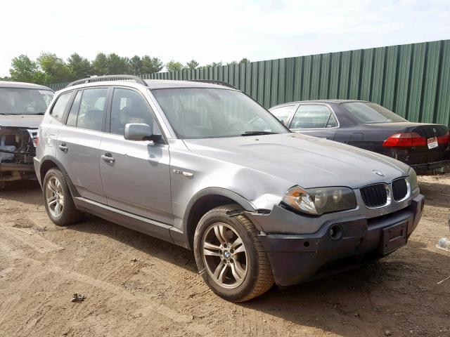 WBXPA93404WD01312 - 2004 BMW X3 3.0I GRAY photo 1