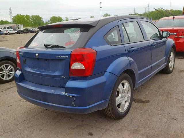 1B3HB48A89D202075 - 2009 DODGE CALIBER SX BLUE photo 4