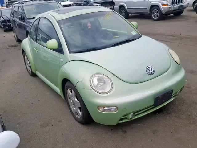 3VWCC21C9YM410889 - 2000 VOLKSWAGEN NEW BEETLE მწვანე ფოტო 1