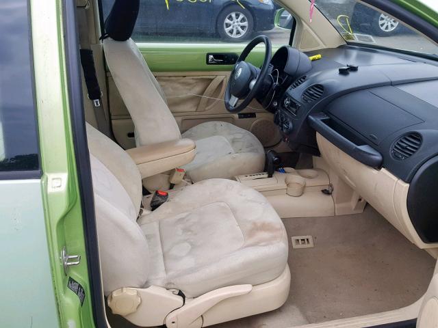 3VWCC21C9YM410889 - 2000 VOLKSWAGEN NEW BEETLE მწვანე ფოტო 5