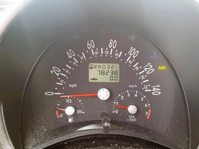 3VWCC21C9YM410889 - 2000 VOLKSWAGEN NEW BEETLE მწვანე ფოტო 8