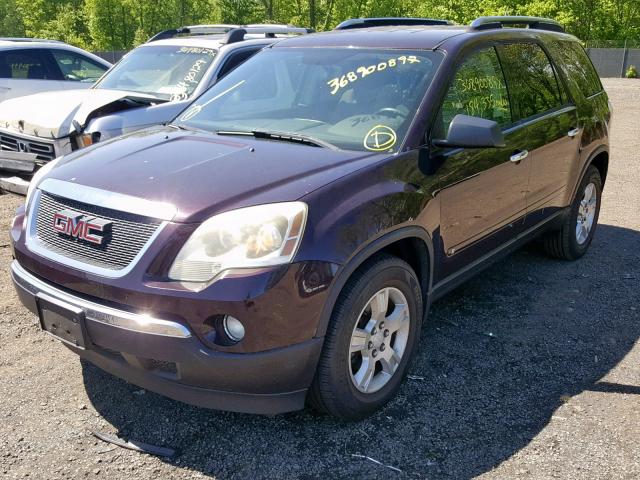 1GKER13D69J140968 - 2009 GMC ACADIA SLE PURPLE photo 2