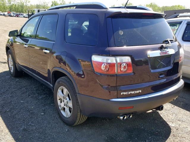 1GKER13D69J140968 - 2009 GMC ACADIA SLE PURPLE photo 3