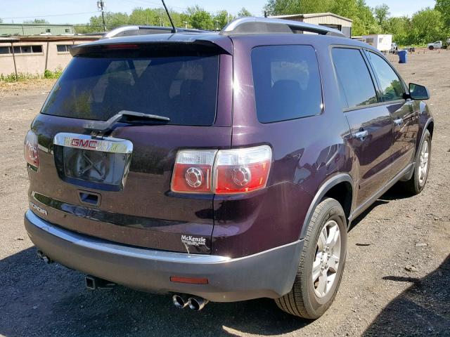 1GKER13D69J140968 - 2009 GMC ACADIA SLE PURPLE photo 4