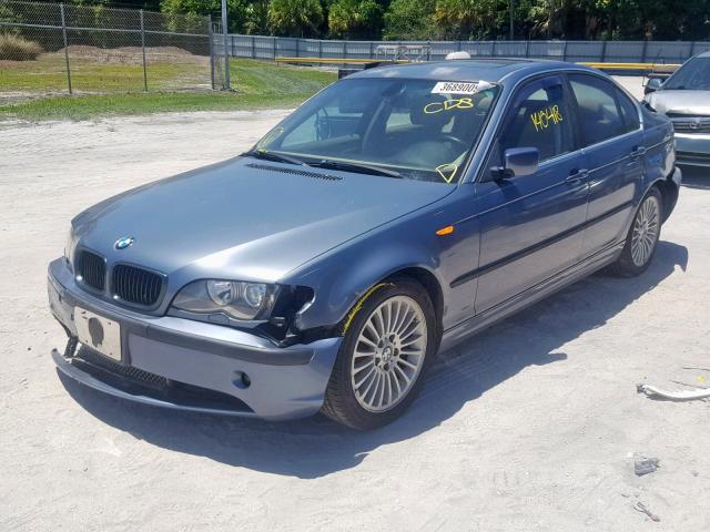 WBAEV53493KM32854 - 2003 BMW 330 I BLUE photo 2