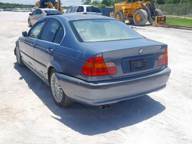 WBAEV53493KM32854 - 2003 BMW 330 I BLUE photo 3