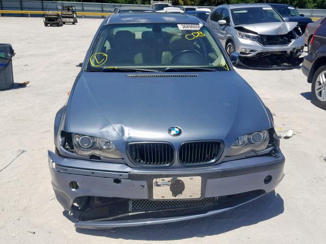 WBAEV53493KM32854 - 2003 BMW 330 I BLUE photo 9