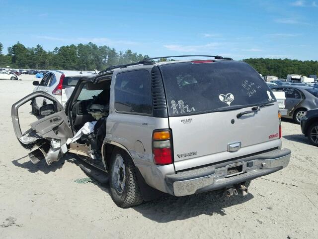 1GKEC13T85R122816 - 2005 GMC YUKON TAN photo 3