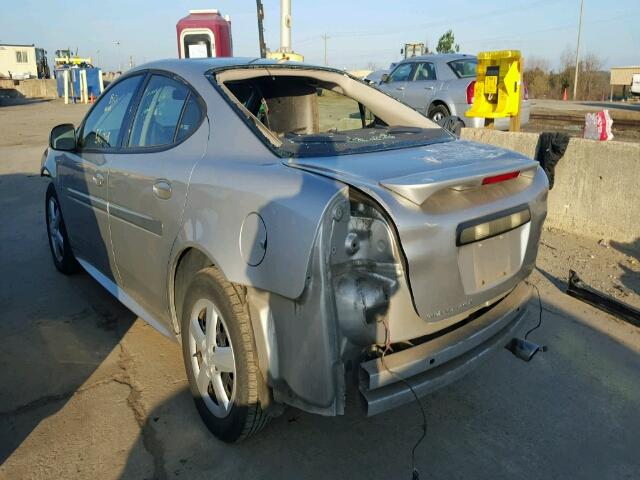 2G2WP552161262012 - 2006 PONTIAC GRAND PRIX SILVER photo 3