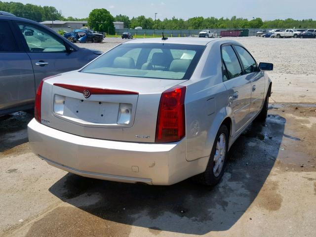 1G6DP577370104282 - 2007 CADILLAC CTS HI FEA SILVER photo 4