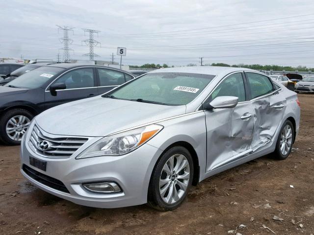 KMHFG4JGXCA160373 - 2012 HYUNDAI AZERA GLS SILVER photo 2