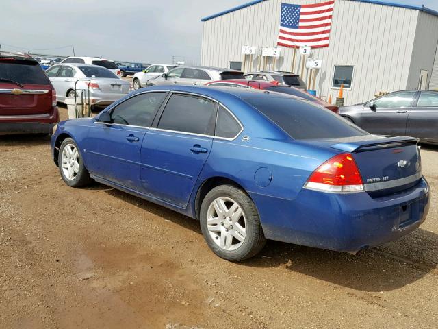 2G1WU581869133251 - 2006 CHEVROLET IMPALA LTZ BLUE photo 3