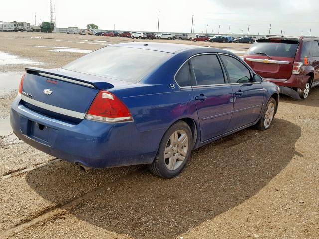 2G1WU581869133251 - 2006 CHEVROLET IMPALA LTZ BLUE photo 4