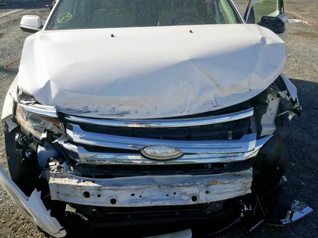 2FMDK3KC7CBA77211 - 2012 FORD EDGE LIMIT WHITE photo 7