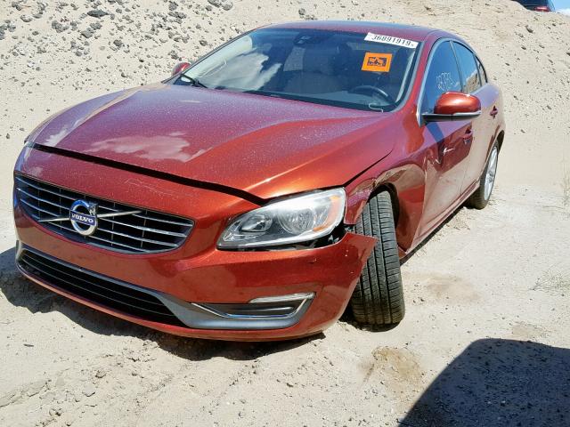 YV1612FS4E1292923 - 2014 VOLVO S60 T5 RED photo 2