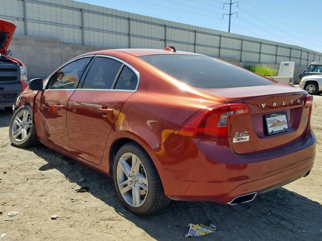 YV1612FS4E1292923 - 2014 VOLVO S60 T5 RED photo 3