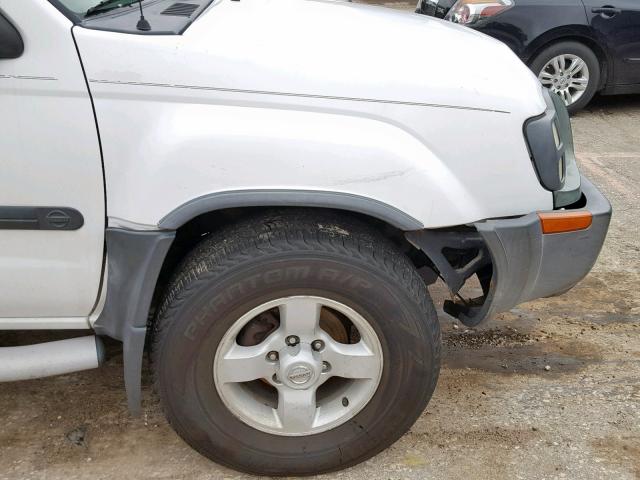 5N1ED28T54C605314 - 2004 NISSAN XTERRA XE WHITE photo 9