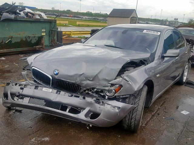 WBAHL83596DT02076 - 2006 BMW 750 I SILVER photo 2