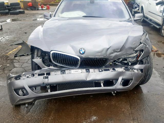 WBAHL83596DT02076 - 2006 BMW 750 I SILVER photo 7