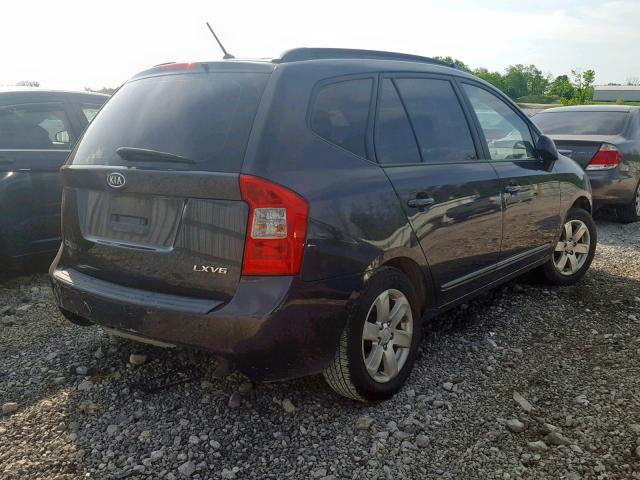 KNAFG526587177888 - 2008 KIA RONDO LX CHARCOAL photo 4