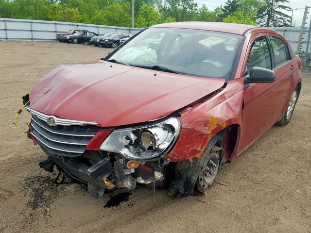 1C3CC4FB7AN223665 - 2010 CHRYSLER SEBRING TO RED photo 2