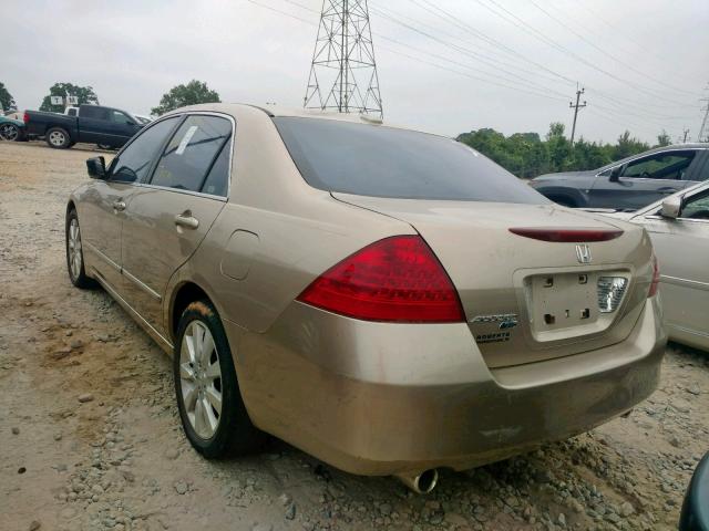 1HGCM66526A003753 - 2006 HONDA ACCORD EX GOLD photo 3