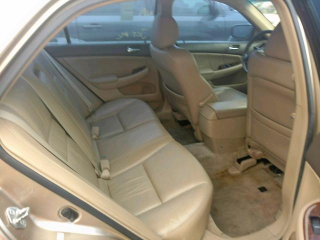 1HGCM66526A003753 - 2006 HONDA ACCORD EX GOLD photo 6