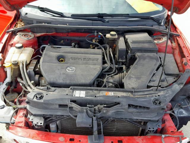 JM1BK343781810546 - 2008 MAZDA 3 HATCHBAC RED photo 7