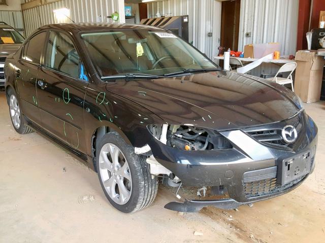 JM1BK323581799730 - 2008 MAZDA 3 S BLACK photo 1