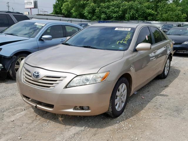 4T1BE46K57U513298 - 2007 TOYOTA CAMRY NEW GOLD photo 2