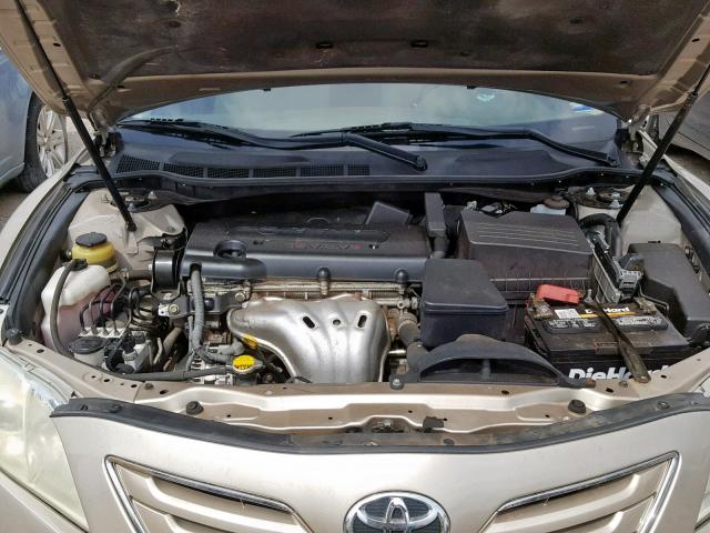 4T1BE46K57U513298 - 2007 TOYOTA CAMRY NEW GOLD photo 7