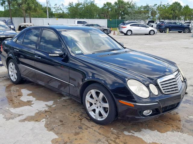 WDBUF56X87B075026 - 2007 MERCEDES-BENZ E 350 BLACK photo 1