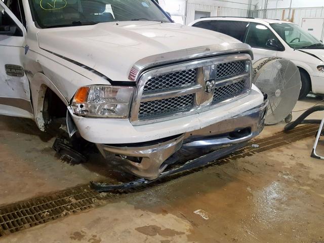 1C6RD7PT1CS293573 - 2012 DODGE RAM 1500 L WHITE photo 9