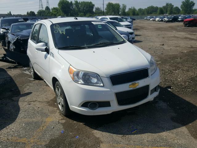 KL1TD6DE5BB229671 - 2011 CHEVROLET AVEO LS WHITE photo 1