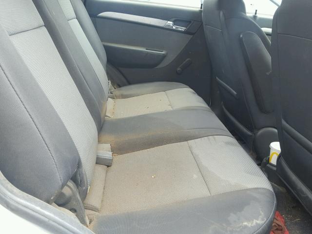 KL1TD6DE5BB229671 - 2011 CHEVROLET AVEO LS WHITE photo 6