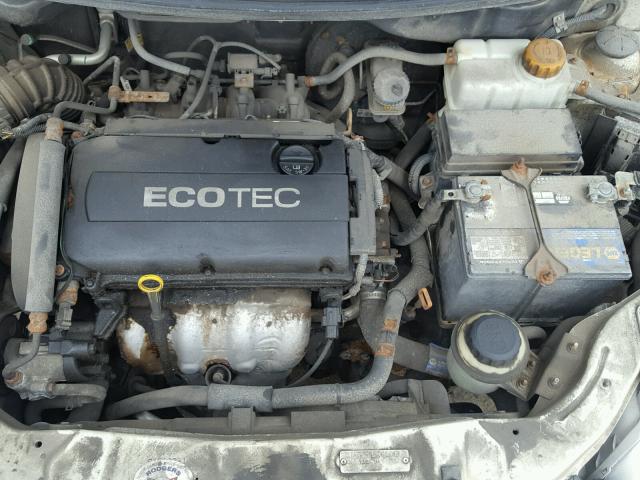 KL1TD6DE5BB229671 - 2011 CHEVROLET AVEO LS WHITE photo 7