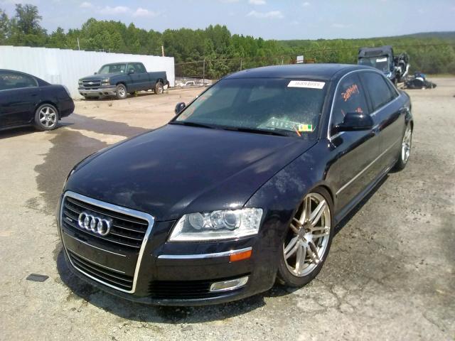 WAURVAFA9AN007142 - 2010 AUDI A8 QUATTRO BLACK photo 2