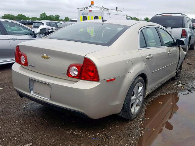 1G1ZH57B79F188944 - 2009 CHEVROLET MALIBU 1LT GOLD photo 4