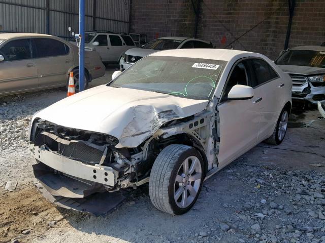 1G6AA5RA5E0128318 - 2014 CADILLAC ATS WHITE photo 2