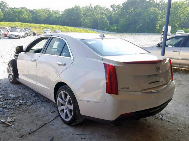 1G6AA5RA5E0128318 - 2014 CADILLAC ATS WHITE photo 3